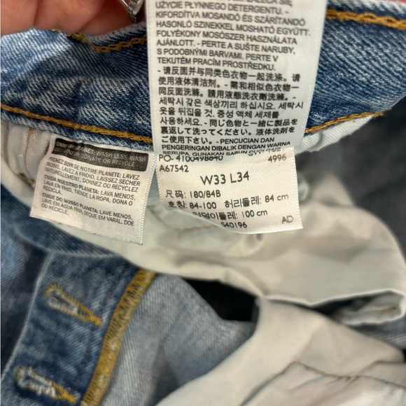 Vintage Levi’s cutoff Jean shorts - Picture 3 of 5